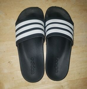 Black Adidas Slides